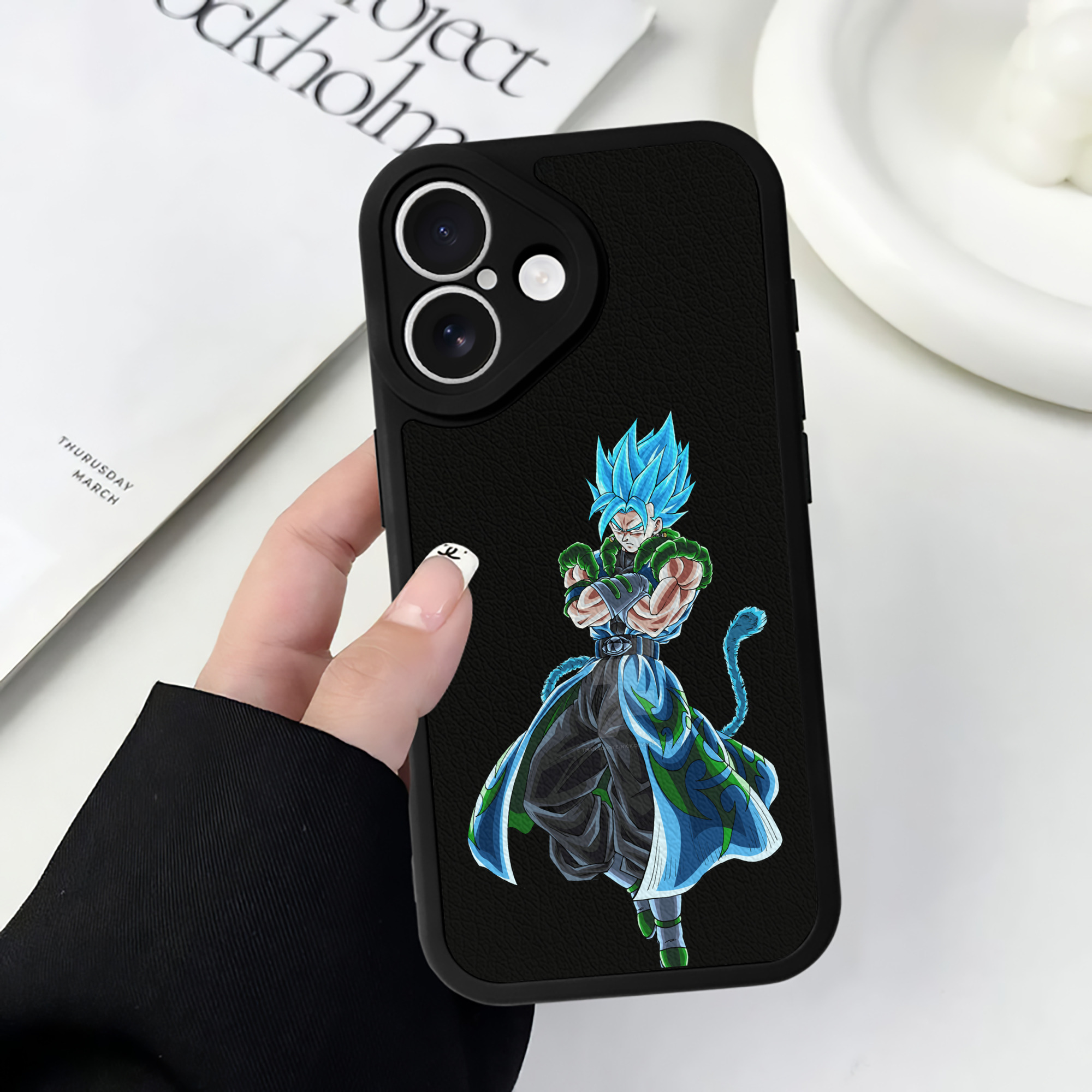 （画像用） ドラゴンボール ベジット DRAGON BALL Vegetto 【iPhone 16シリーズ対応】シリコンスマホケース（レザー調） 材質：シリコン